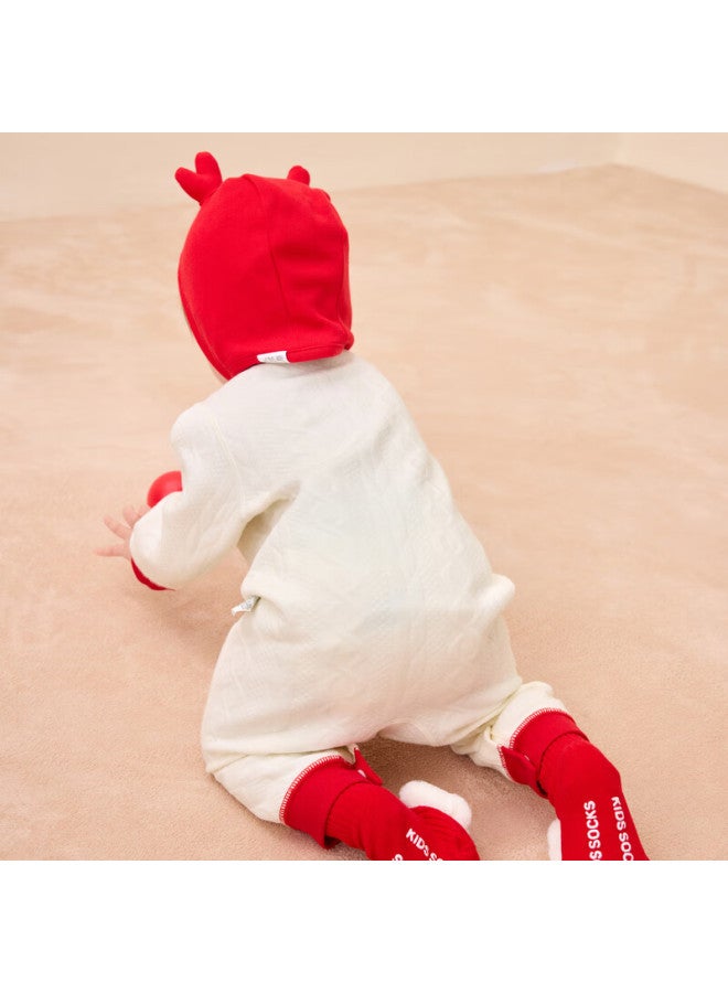Balabala Children's Clothing, Baby Romper, Newborn Full Moon Crawling Suit, Padded Thickened Cute Onesie For Boys And Girls - Image 4