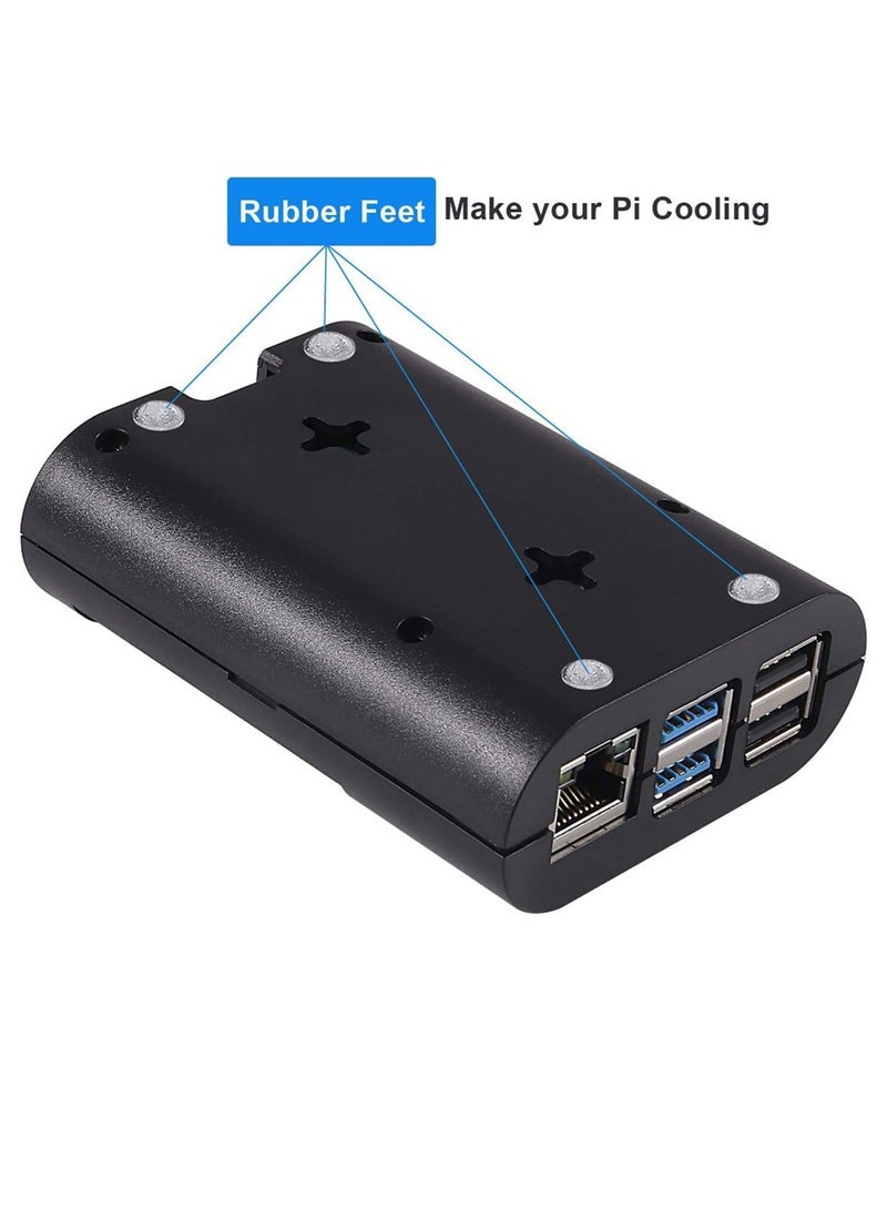 Raspberry Pi 4 Case, Raspberry Pi Case with Cooling Fan, Raspberry Pi 4 Heatsink for Raspberry Pi 4 Model B, Pi 4B, Pi 4 - Image 5