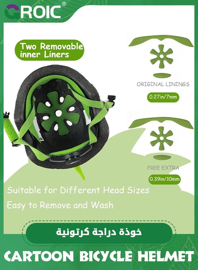 GROIC Protect Helmet for Kids Cycle Helmet, Toddler Kids Bike Helmet Multi-Sport Helmet for Cycling Skateboard Scooter Skating,Riding Protective Gear - Image 4