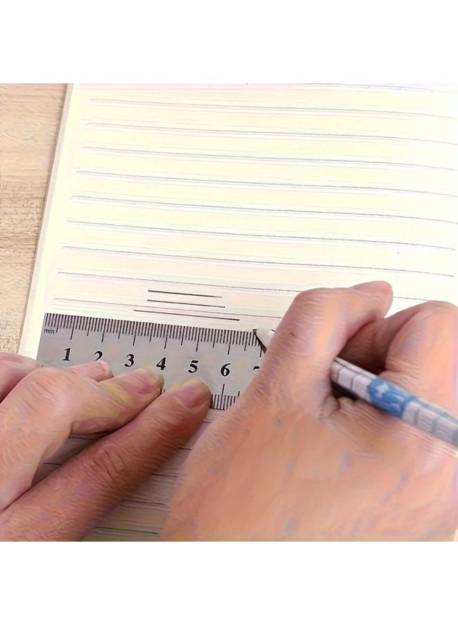 3pcs Stainless Steel Rulers Durable Precise Non Slip Backing 304 Steel For Professional Educational Use - Image 5