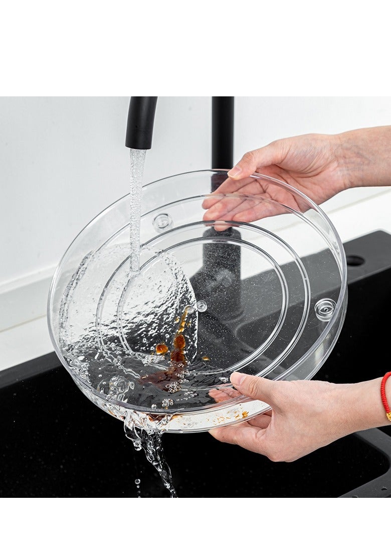 Loquat Single layer transparent storage rack -for Kitchen Cabinet and Storage, Fridge, Bathroom Closet, Vanity Countertop Makeup Organizing - Image 3