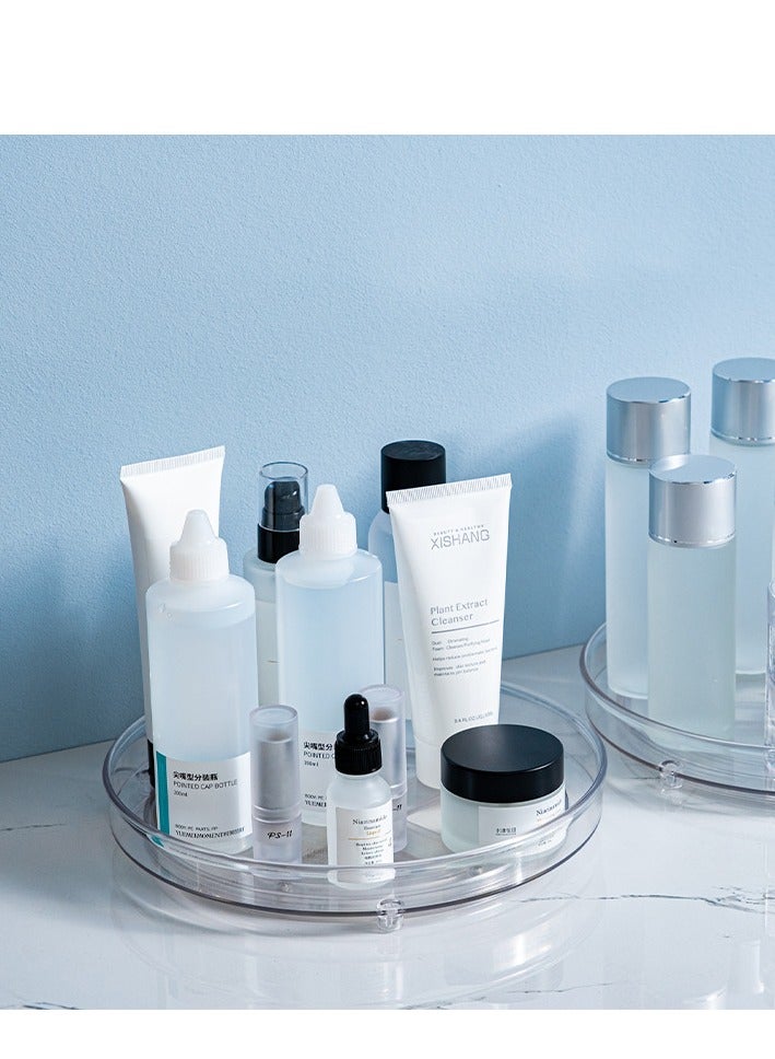 Loquat Single layer transparent storage rack -for Kitchen Cabinet and Storage, Fridge, Bathroom Closet, Vanity Countertop Makeup Organizing - Image 4