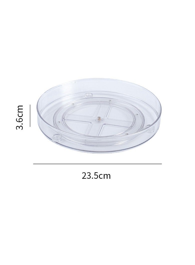 Loquat Single layer transparent storage rack -for Kitchen Cabinet and Storage, Fridge, Bathroom Closet, Vanity Countertop Makeup Organizing - Image 2