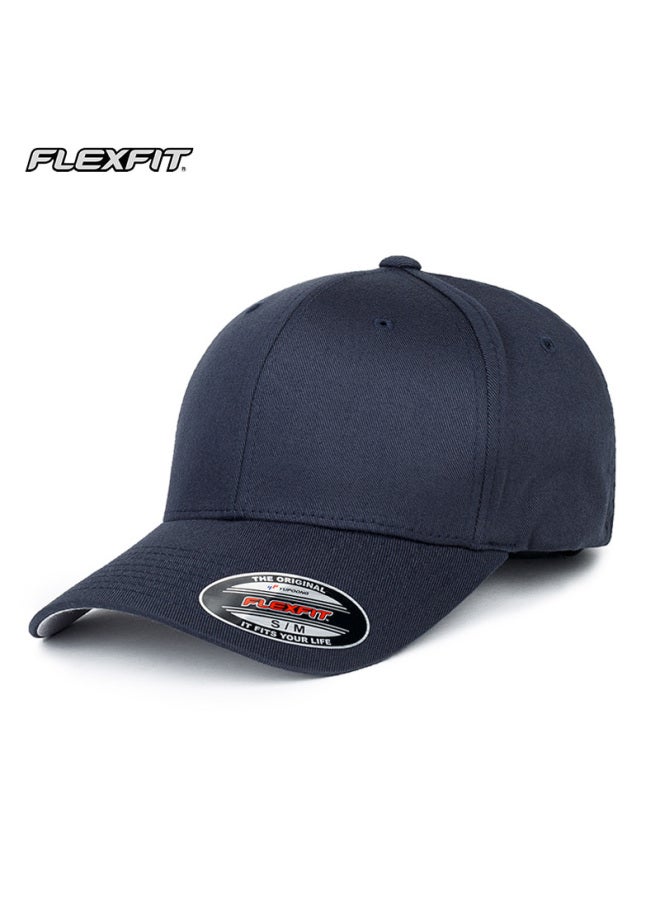 Flexfit American Hard Top Baseball Cap Uni High Top Fully Enclosed Large Head Cirference American Team Duck Tongue Cap Sun Hat - Image 1