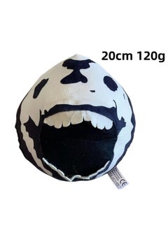General 1-Pieces Strange Funny Stuffed Plush Toy Rainbow Friends Series Action Doll Black/White 