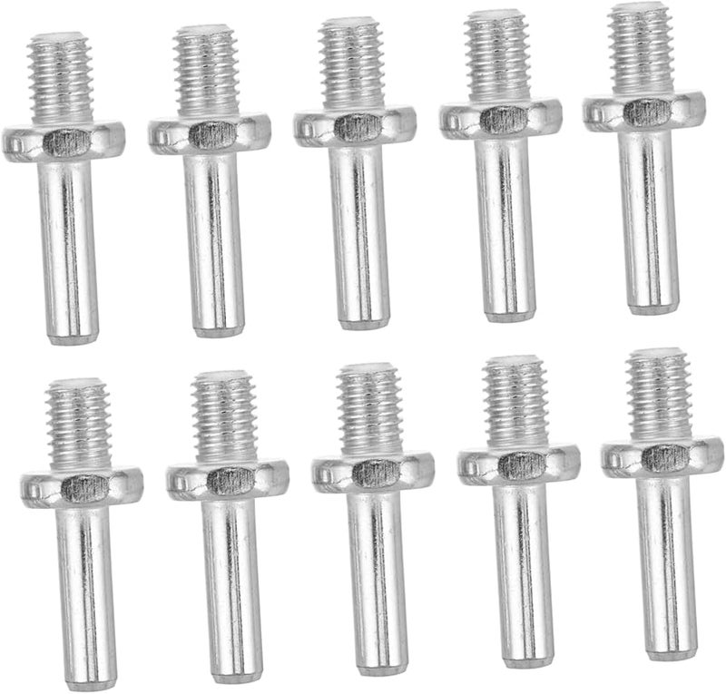 10Pcs Steel Electric Drill Connecting Rods for Car Waxing Home Repairs Woodworking - Image 1