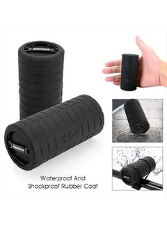 M MAKETHEONE Bluetooth Wireless Speaker, MakeTheOne Portable Waterproof and Wearable Outdoor Speaker with 3.5mm Aux MicroSD Input HiFi Bass for Mountain Bike Bicycle Electric Scooter (Black)  - Image 2