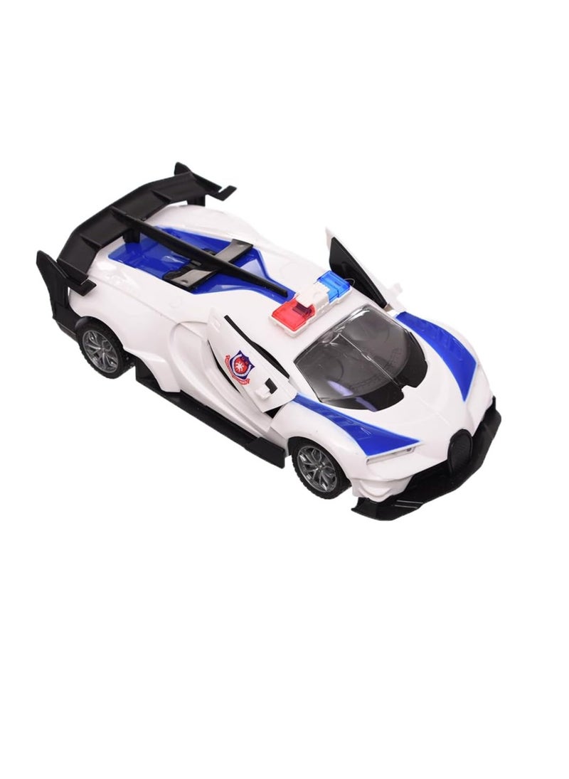 MUMS PLANET Plastic Radio Police Car with Multi-directional Remote Control and High Speed ​​for Kids - Multi-colored - Valuable Gift for Kids  - Image 2