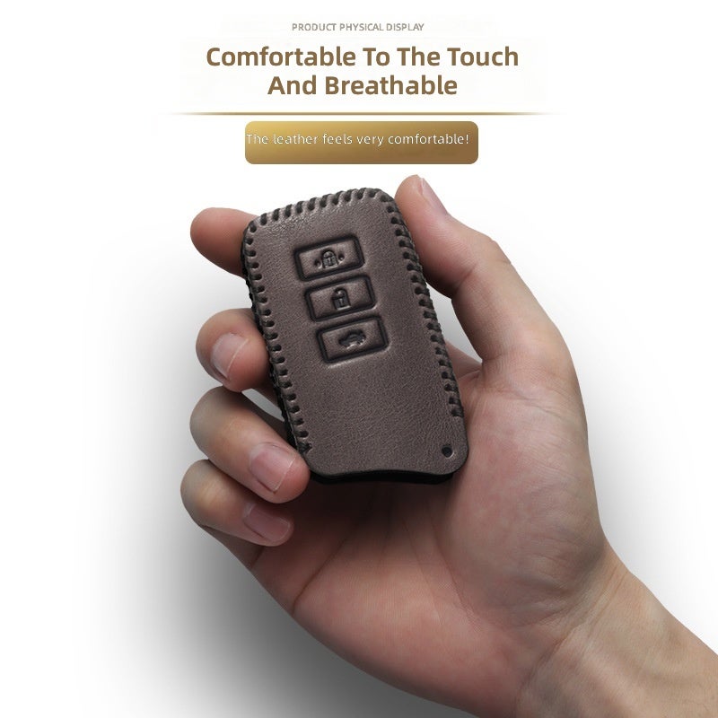 Lexus Key Case for ES200, RX300, UX260, ES300, ES300H, NX200 - Genuine Leather - Image 2