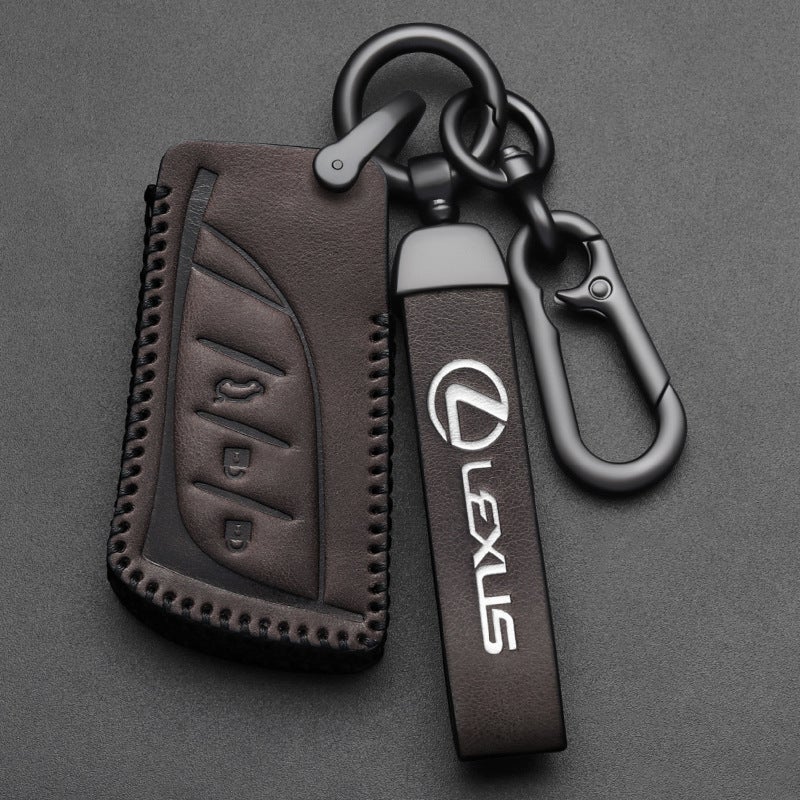 Lexus Key Case for ES200, RX300, UX260, ES300, ES300H, NX200 - Genuine Leather - Image 1