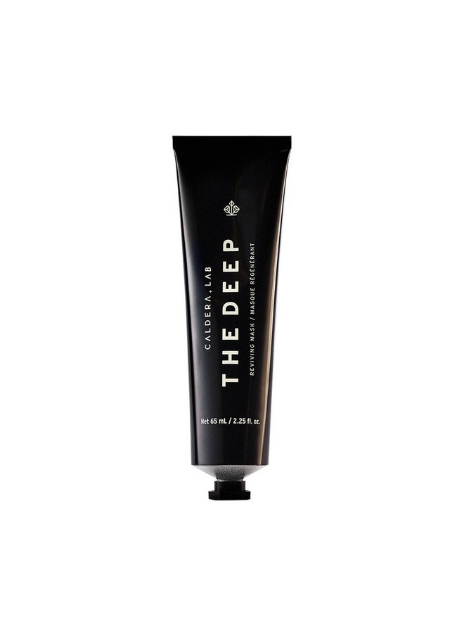 Caldera + Lab Caldera + Lab The Deep | Men's Organic Hydrating Clay Face Mask for Dry, Sensitive, & Normal Skin - Vegan, Natural & Antioxidant Packed Exfoliating Skincare Facial Treatment  - Image 1