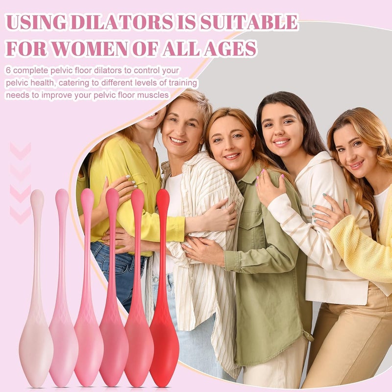 Geiserailie 6 Pcs Kegel Ball Exercise System Pelvic Floor Exercise Devices 6 Different Weights Pelvic Floor Tightening and Strengthen Bladder Control Muscle Training Kit for Women Beginners Advanced - Image 5