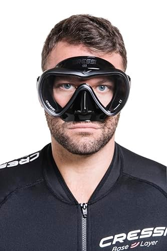 Cressi A1, Black/Graphite, Clear Lens - Image 5