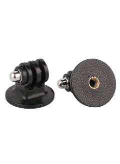 KASTWAVE Tripod Adapter Mount with 1/4" Screw Camera, Compatible action camera 7 6 5 4 3 3+ 2 1 Session Black Silver for SJ4000, forSJ5000 Xiaomi Action Cameras  - Image 2