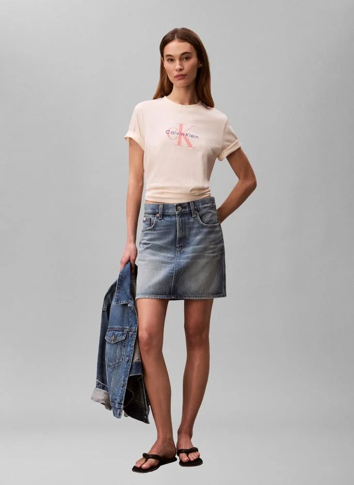 Calvin Klein Jeans  Classic Logo T-Shirt for Women | Best Price UAE