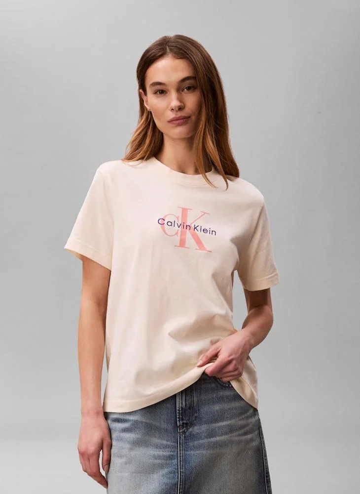 Calvin Klein Jeans  Classic Logo T-Shirt for Women | Best Price UAE