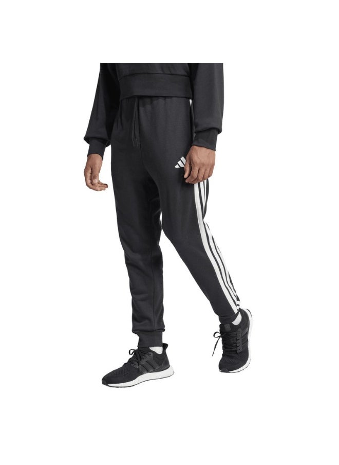 Adidas adidas M 3S FT TC PT Black Training PANTS for Men - 2XSS  - Image 1