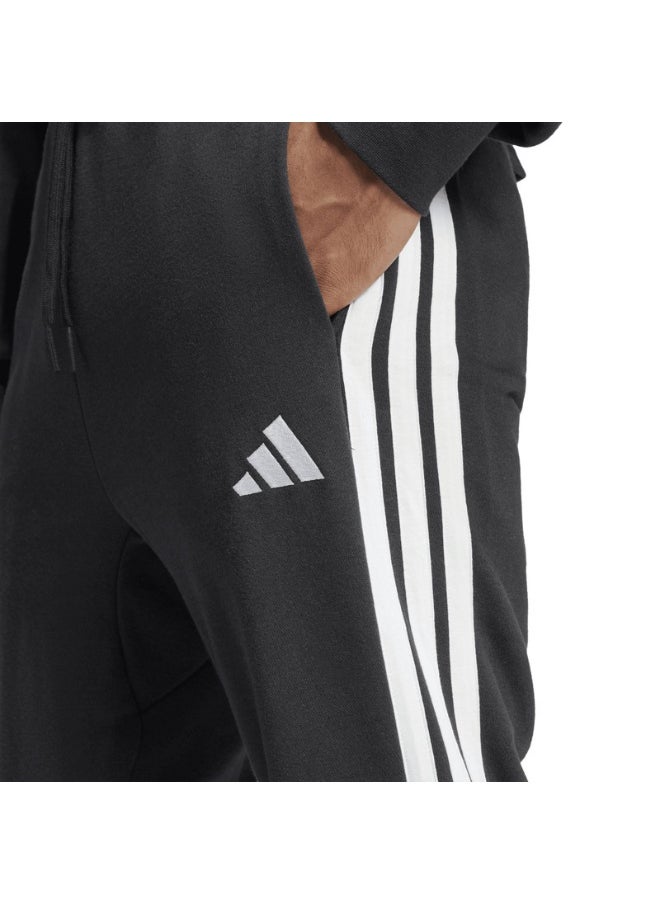 Adidas adidas M 3S FT TC PT Black Training PANTS for Men - 2XSS  - Image 3
