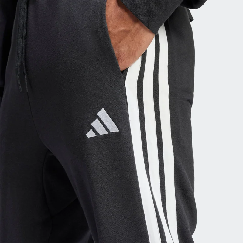 Adidas M 3S Ft Tc Pt Black Training Pants For Men XS