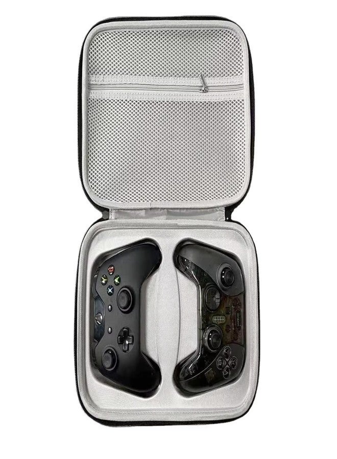 Careflection Universal Controller Case, Hard Shell, for PS5, PS4, Xbox, Switch Pro, Dual Gamepad Storage, Black - Image 3