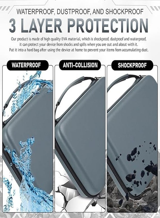 Careflection Universal Controller Case, Hard Shell, for PS5, PS4, Xbox, Switch Pro, Dual Gamepad Storage, Black - Image 5