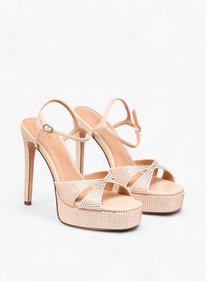 سيليست صنادل بكعب خنجري مزينة للنساء - Image 2