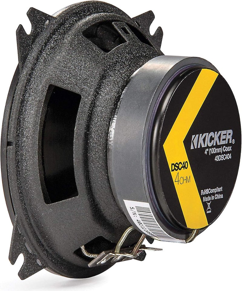 Kicker 43DSC404 DSC40 120 Watt 4-Inch 2-Way Car Audio Speakers - Image 4