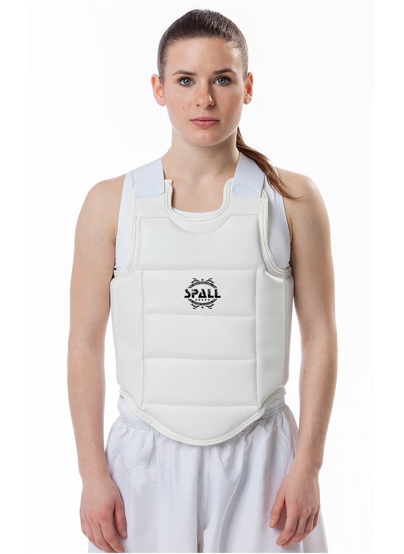 Spall Boxing Chest Guard Body Protector Gear Ideal for Martial Arts Muay Thai Taekwondo Kickboxing Gym Academy School Perfect for Women  - Image 1