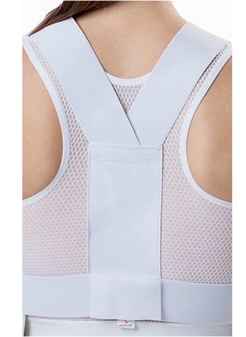 Spall Boxing Chest Guard Body Protector Gear Ideal for Martial Arts Muay Thai Taekwondo Kickboxing Gym Academy School Perfect for Women  - Image 4