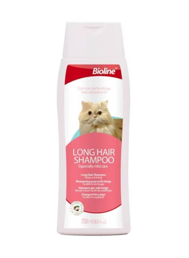Bioline Long Hair Shampoo Cat 250ml - Image 1