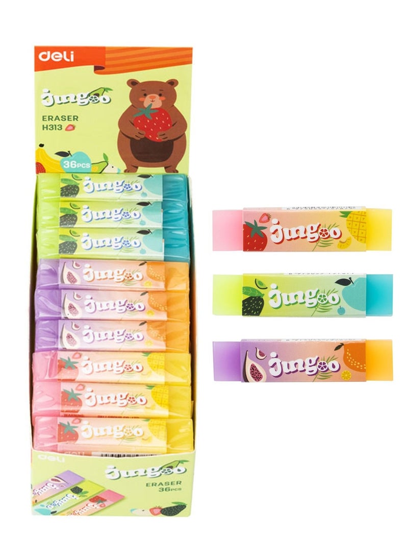 Deli 36-Piece Jingoo Eraser Multicolour - Image 1