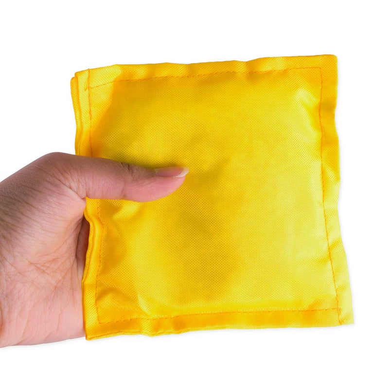 Super Z Outlet Nylon Cornhole Bean Bags Toy Set Sack Hand Toss Games Weights for Kids (5" x 5" Assorted Colors) (24 Pack) - Image 3