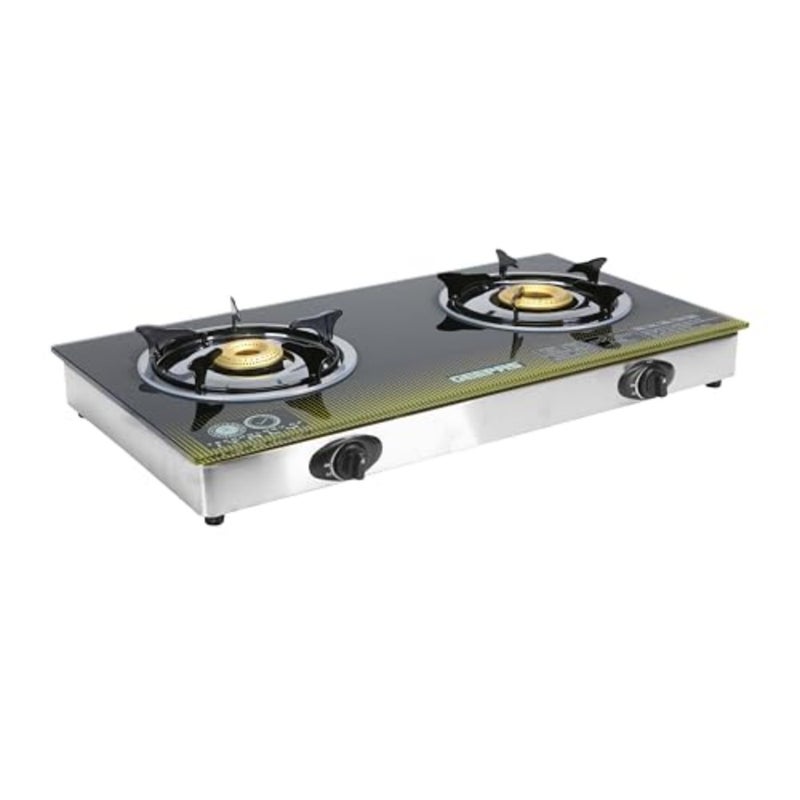 GK6758 Double Gas Burner Cooker"Min 1 year manufacturer warranty" - Image 1
