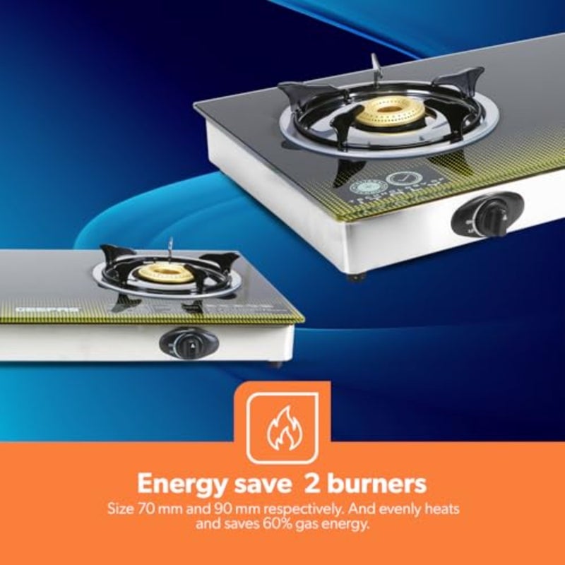 GK6758 Double Gas Burner Cooker"Min 1 year manufacturer warranty" - Image 4
