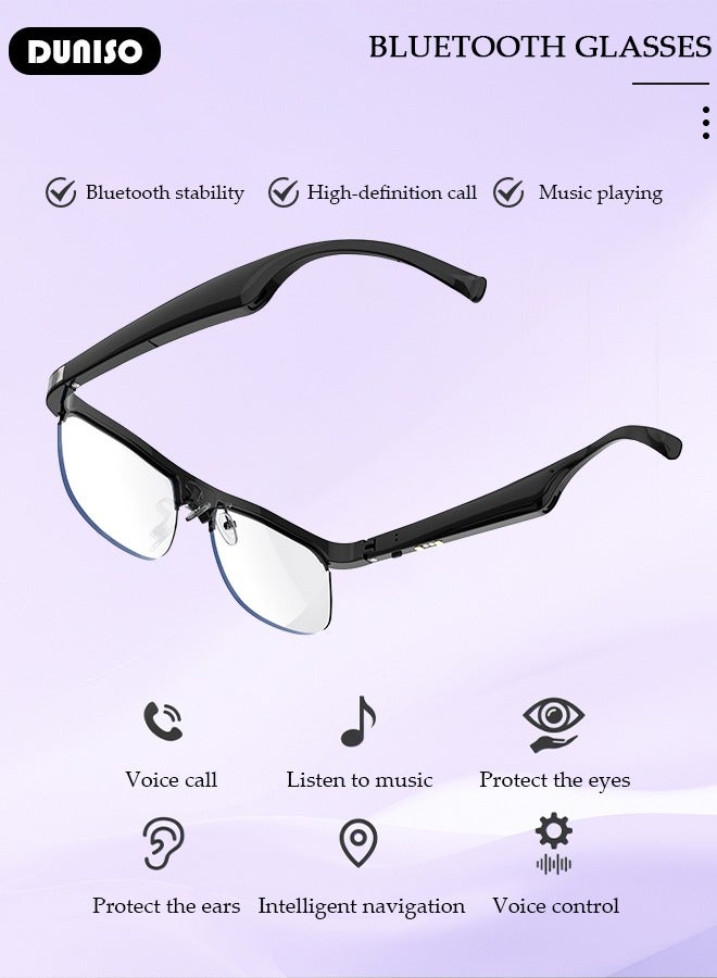 Smart Bluetooth Glasses Earphones,Bluetooth Audio Glasses,  Bluetooth 5.0 Audio Glasses ,Open-Ear Audio for Driving, Cycling, Outdoor Sports for Women and Man,Open Ear Sound with Mic  Speakers - Image 3