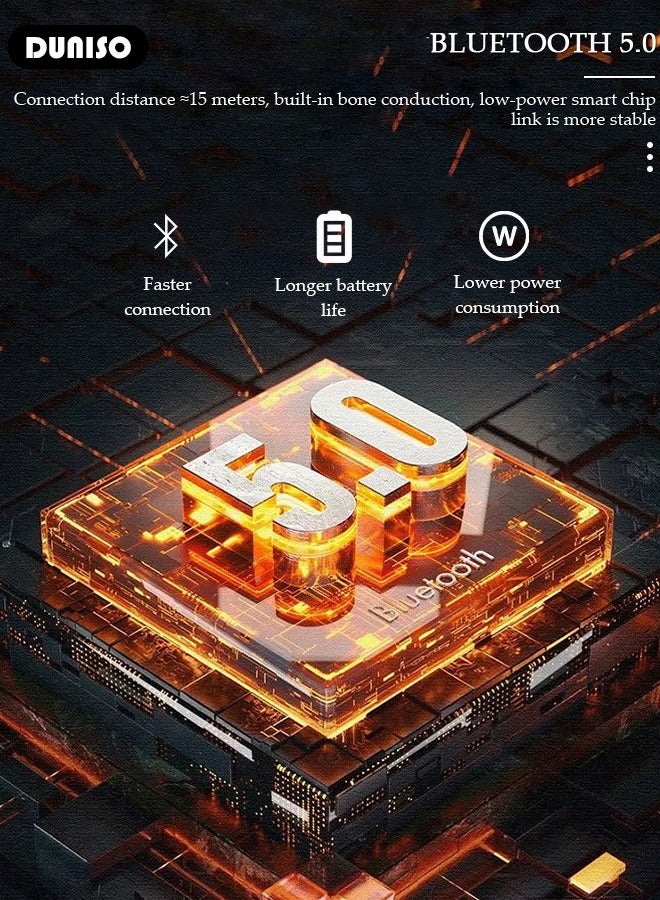 Smart Bluetooth Glasses Earphones,Bluetooth Audio Glasses,  Bluetooth 5.0 Audio Glasses ,Open-Ear Audio for Driving, Cycling, Outdoor Sports for Women and Man,Open Ear Sound with Mic  Speakers - Image 5