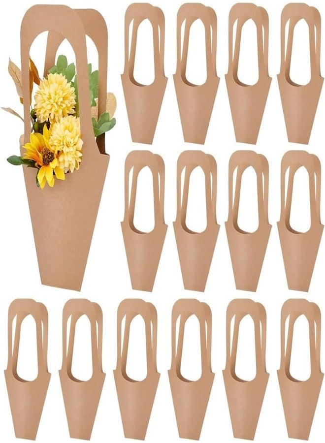 WWT 20 Pcs Flower Bags for Bouquets,Flower Bouquet Bags with Handles,Florist Supplies for Mother's Day Wedding - Image 1