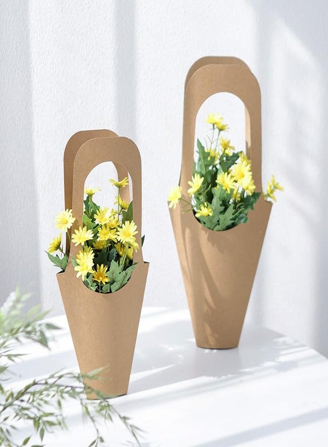 WWT 20 Pcs Flower Bags for Bouquets,Flower Bouquet Bags with Handles,Florist Supplies for Mother's Day Wedding - Image 5