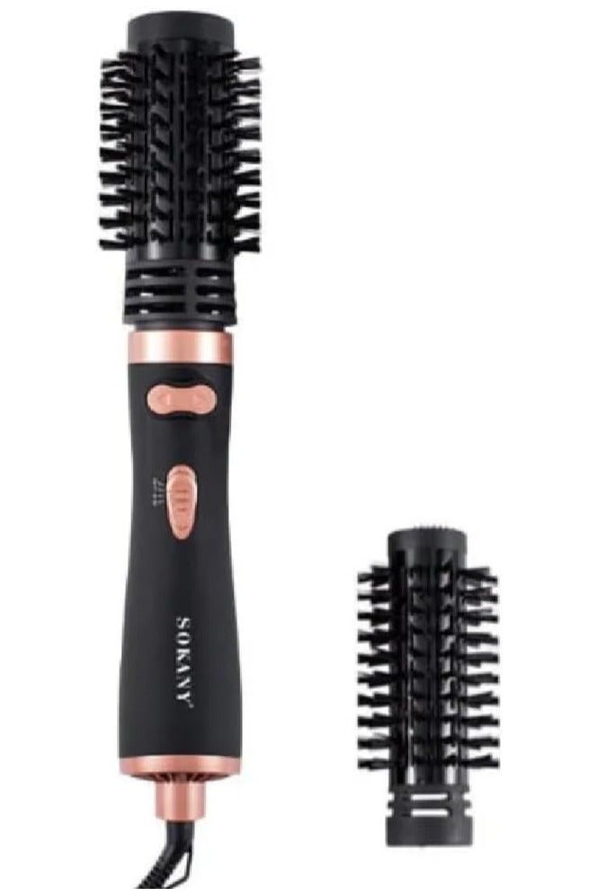 سوكاني فرشاة مجفف الشعر الدوارة سوكاني، 2 في 1، 1200 واط، -SK-15006 مناسبة لجميع أنواع الشعر دون إتلاف الشعر - أسود - Image 1