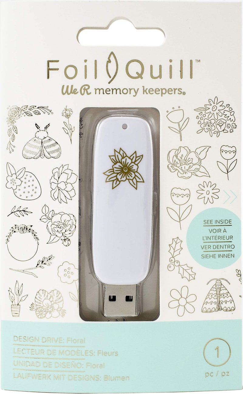 FOIL QUILL USB Drive Floral