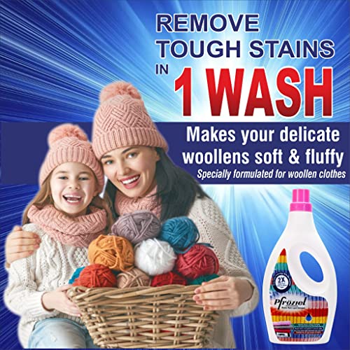 Pfroziel silk, chiffon & Woolen Wash Laundry Liquid Detergent (1ltr) Combo - Image 3