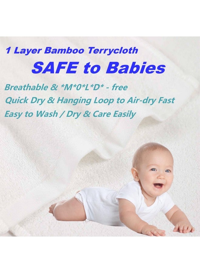 JEFFSUN Baby Washcloths 6 Pack 10X10 Inch Heavenly Soft Wash Cloths For Face And Body Gentle & Safe White Face Towels On Sensitive Skin Baby Registry Shower Gifts For Newborn Kids Toddlers Children - Image 2