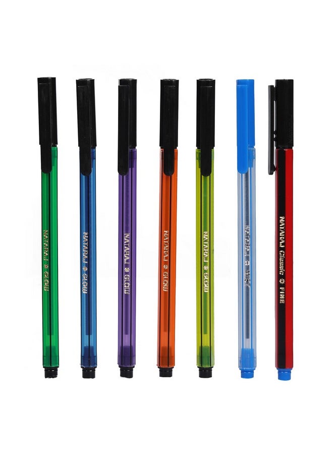 NATARAJ - Gcm 100 Pcs Jar | Comfortable Grip | Non-Fading Ink | Smooth Writing | Hexagonal Shape For Better Grip | Fun Writing | Use For Student & Office Person |Pack Of 100 Pens - Image 1