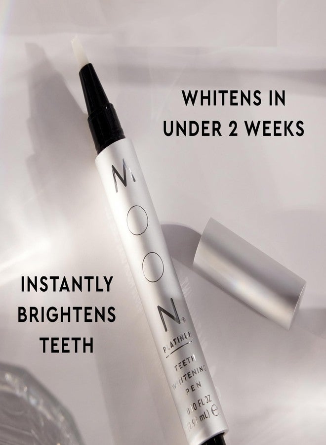 MOON Teeth Whitening Pen, Platinum Mint, 0.09 Fl Oz, Gentle on Teeth, Whitens with Antioxidants & Essential Oils, Vegan Whitening Gel in an Easy Applicator - Image 5