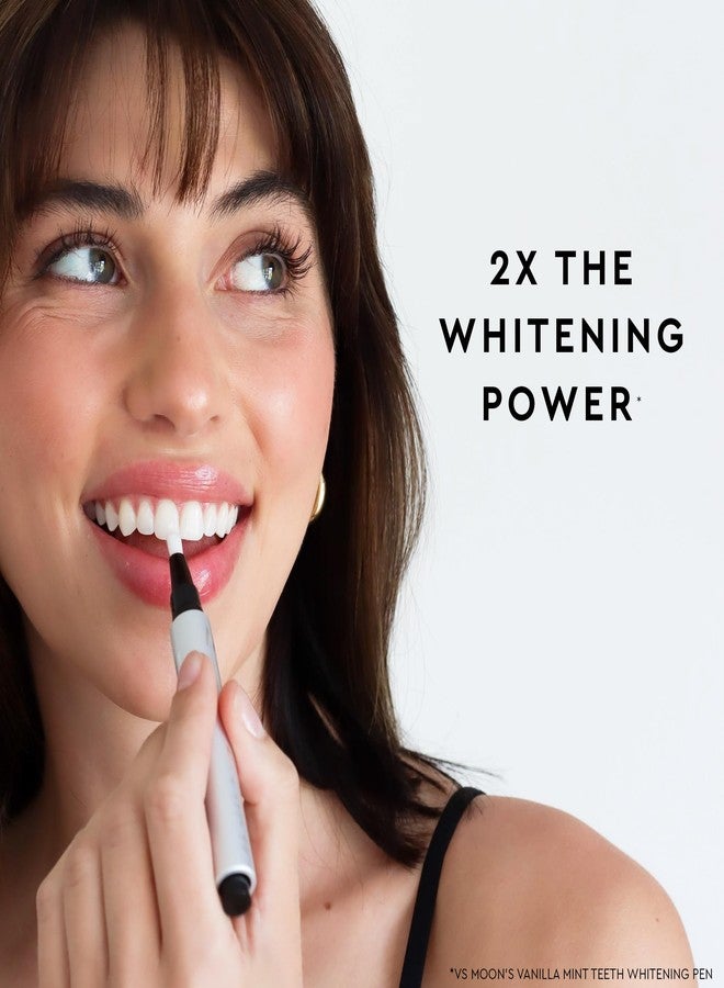 MOON Teeth Whitening Pen, Platinum Mint, 0.09 Fl Oz, Gentle on Teeth, Whitens with Antioxidants & Essential Oils, Vegan Whitening Gel in an Easy Applicator - Image 2