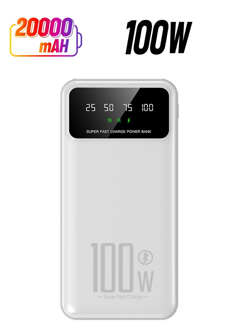 general 20000mAh 100W Fast Portable Power Bank Charger Power Bank Charging Power Bank External Battery - Image 1