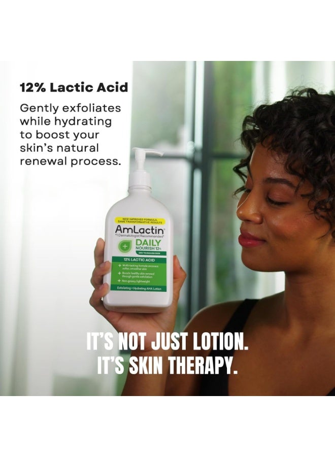 AmLactin Sandoz Daily Moisturizing Body Lotion 12%, 14.1 Ounce - Image 2