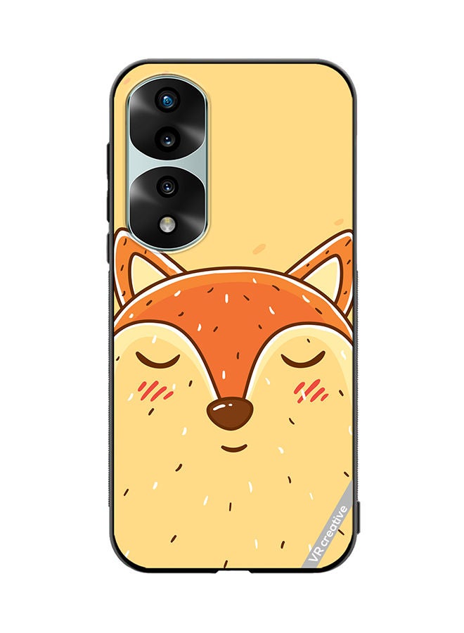 VR CREATIVE Protective Case Cover For Honor 70 Pro plus Sleeping Fox Design Multicolour - Image 1