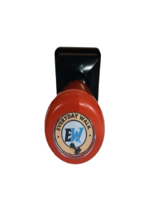 Everyday Walk Pre-Ink Stamp with Message Approved Round Shape (Voilet) - Image 3