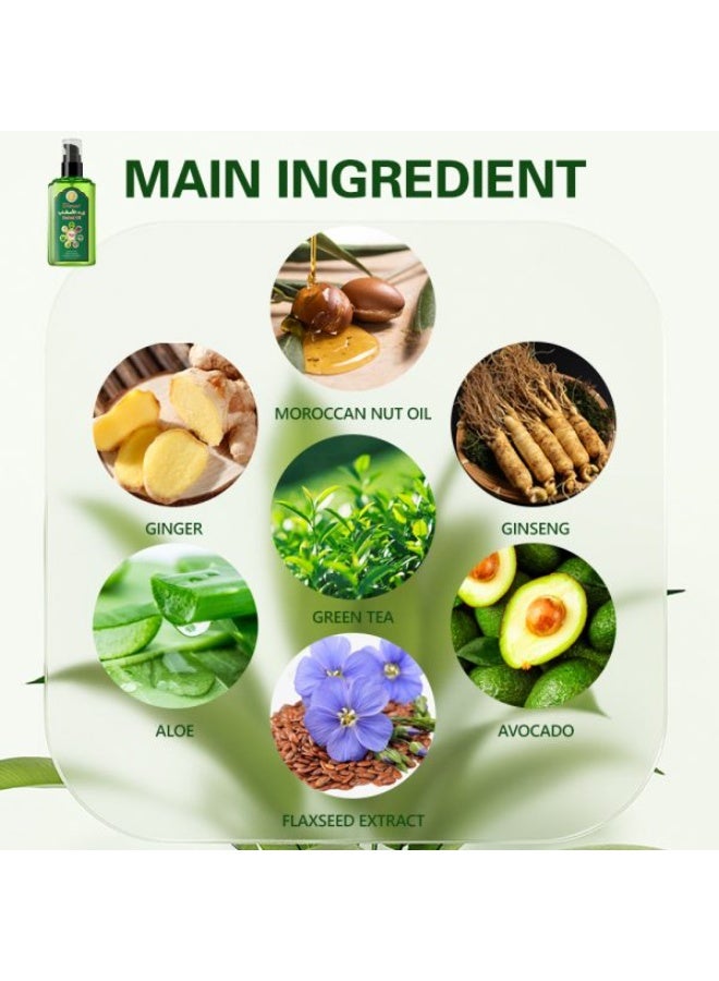 Disaar 120ml Herbal Oil Natural Hair Essential Oil Medical Herbal Extract Formula Anti-hair Loss Hair Repair Serum Oil Herbal Extract Formula Anti-hair Loss Hair Repair Serum Oil - Image 4